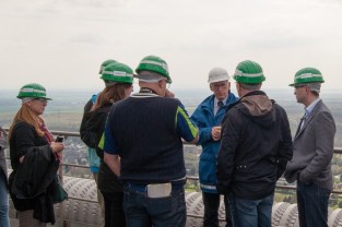 On top of Niederaußem power plant